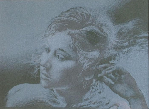 Cuadro De G. Capozzoli. Joven. Bellisimo Grabado!!!