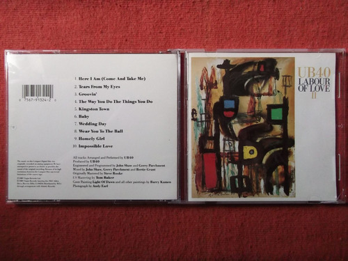 Ub40 - Labour Of Love 2 Ii Cd Usa Ed 1989 Mdisk