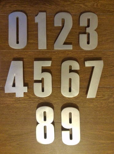 Números Para Casa Modelo Hattens15 Cm De Altura House Number