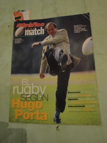 El Grafico 4118 Test Match Rugby Hugo Porta Los Pumas