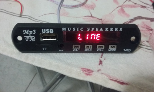 Decodificador Mp3 - Sd, Usb, Mp3 Controle Remoto