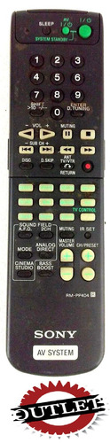 Control Remoto Rm-pp404 Amplificador Teatro Sony