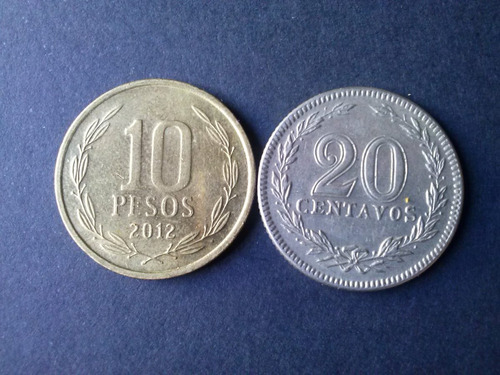 Moneda Argentina 20 Centavos Níquel 1940 (c7)