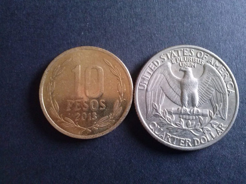 Moneda Estados Unidos Quarter Dollar Bronce 1979 (c33)