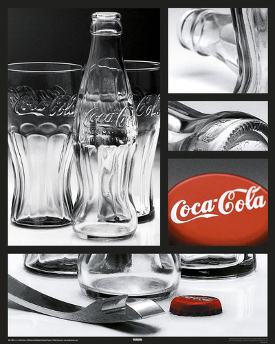 Poster Importado De Coca Cola - Collage - 40 X 50 Cm