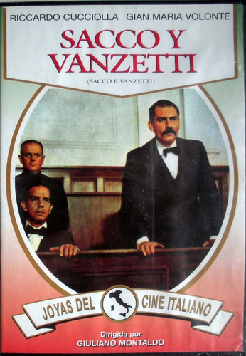 Dvd - Sacco Y Vanzetti - Gian Maria Volonte - Nueva Cerrada