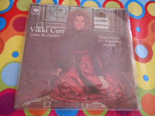 Vikki Carr Lp 45rpm Canta En Español