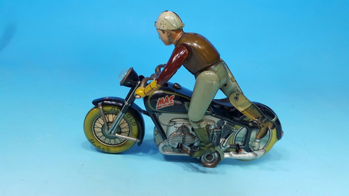 Antiguo Juguete Aleman Moto Arnold Mac