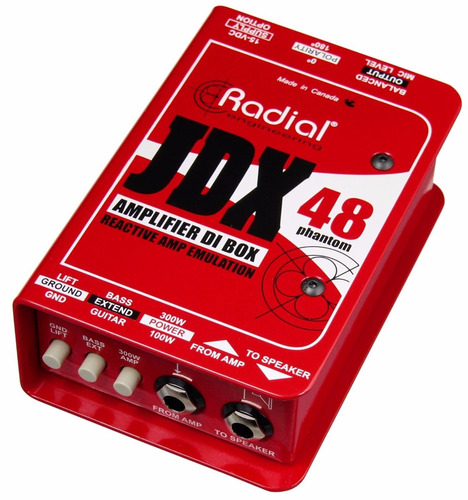 Caja Directa Radial Jdx48 Reactor P/ Amp. Guitarra