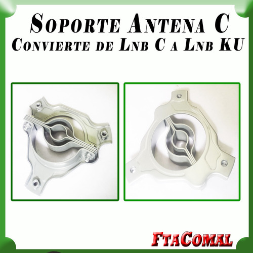 Convertidor Soporte Para Antena C A Lnb Ku 23 Mm Y 44 Mm Fta