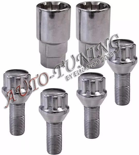 Imagen 2 de 3 de Tuercas Antirrobo Vw Nuevo Polo T Cross Nivus Virtus Taos