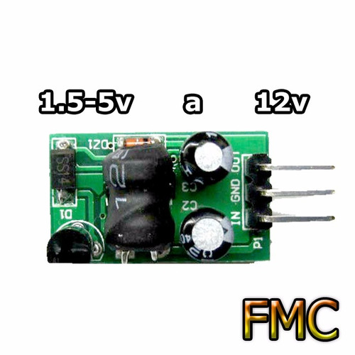 Boost Elevador Voltaje Dc Dc 1.5v A To 12v Arduino Pic Led