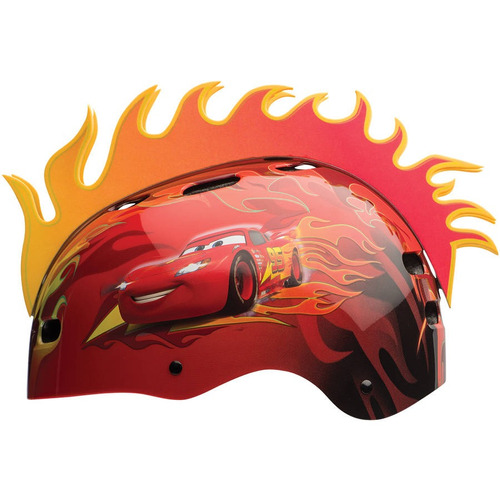 Casco Para Niño Modelo Cars Rayo Mcqueen 3d 