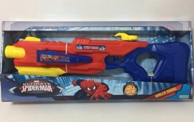 Pistola De Agua Spiderman Water Shoot Con 3 Eyectores