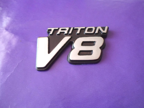 Emblema Triton V8 Super Duty Ford Camioneta Lobo 4x4