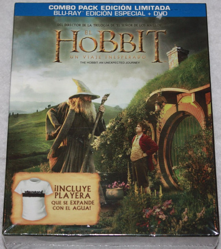 El Hobbit. Un Viaje Inesperado. Edicion Especial Con Playera