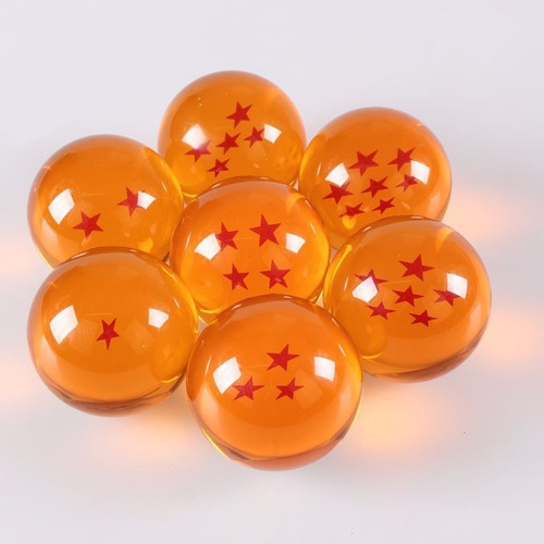 Imagen 3 de 4 de Esferas Del Dragon Tamaño Real 4.5cm Bandai Originales