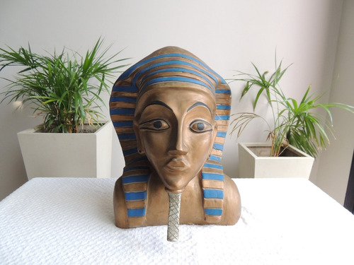 Escultura De Autor Máscara Tutankamón