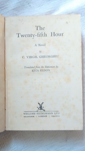 The Twenty Fifth Hour C Virgil Gheorghiu En Ingles 1950