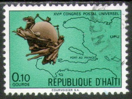 Haití Sello Usado 16° Congreso U. P. U. En Tokio Año 1970
