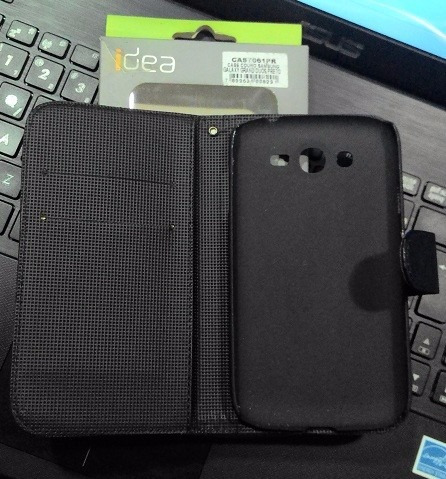 Case Couro Samsung Galaxy Grand Duos Preto