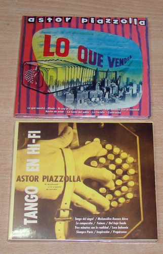 Astor Piazzolla Tango Hi Fi Vendra 2 Cds Sellados / Kktus