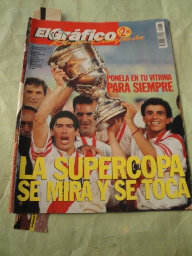 El Grafico Especial 137 River Campeon Supercopa 1997 Lamina