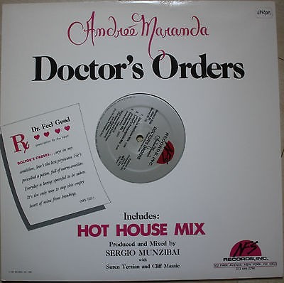 Andree Maranda Doctor's Orders Importado Vinilo Dance Lp Pvl