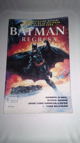 Batman Regresa Comic Adaptacion De La Pelicula | MercadoLibre
