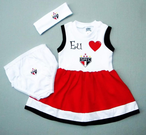 vestido do sao paulo infantil