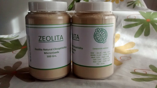 Zeolita 100% Natural Micronizada. 500grs.