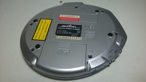 Imagem 6 de 6 de Discman Britania Sound Bs 259 Com Fm Cd Player Funciona Ok