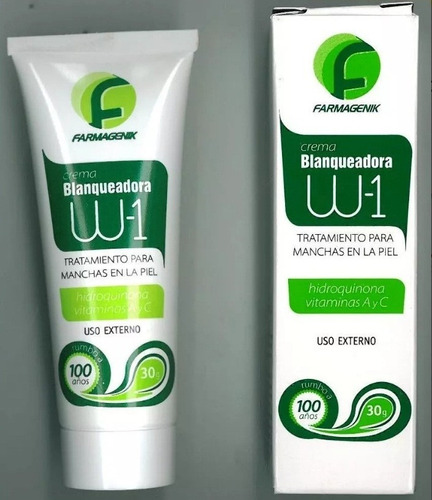 Crema W1 Tratamiento Para Manchas En La Piel Por Rayos Solar