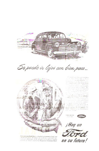 Antigua Publicidad Auto Ford
