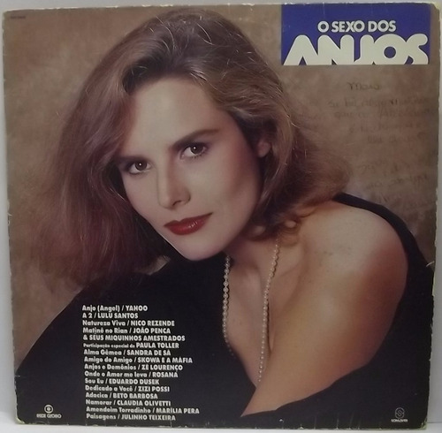 Lp / Vinil Novela: O Sexo Dos Anjos - Nacional (b) 1989