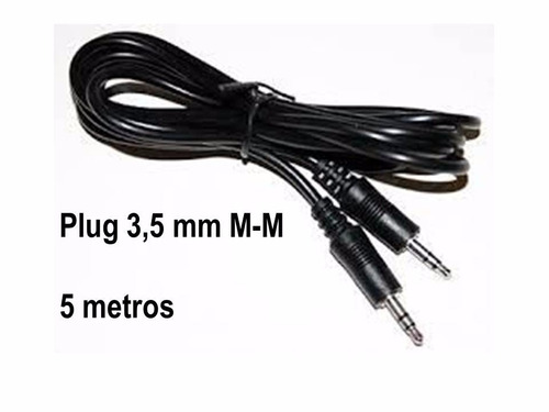 Imagen 1 de 1 de Puntotecno - Cable Audio Plug 3,5 Mm 5 Metros