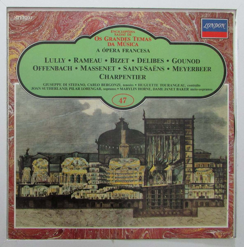 Lp Grandes Compositores Salvat Nº 47 - Lully - Rameau - Bize