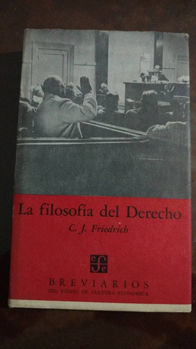 La Filosofia Del Derecho Friedrich Tapa Dura