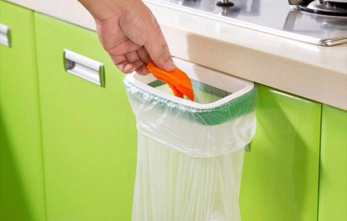 Sujetador De Bolsa De Basura En Puerta De Melamina