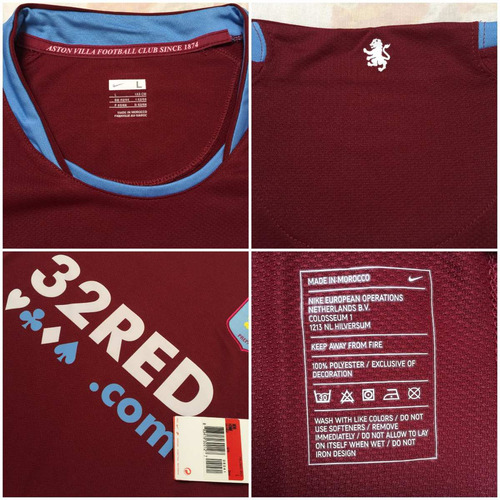 263462-678 Camisa Nike Aston Villa Jogador 07/08 G Ml Fn1608