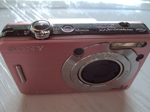 Camera Digital Sony Rosa Com Defeito Para Retirar Pecas