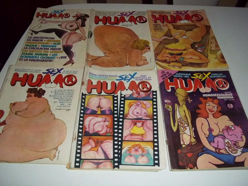 Sex Humor, Lote De 6 Revistas, Dos Suplementos.