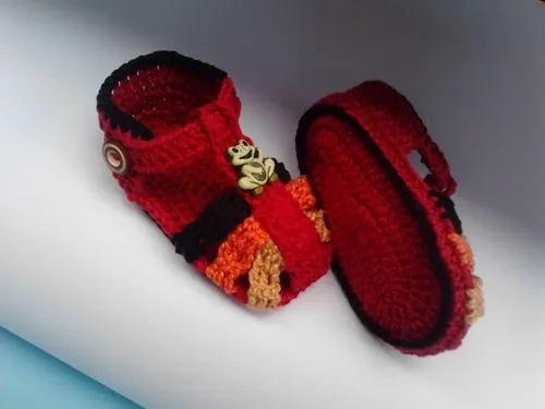 Sandalinha de croche best sale masculino