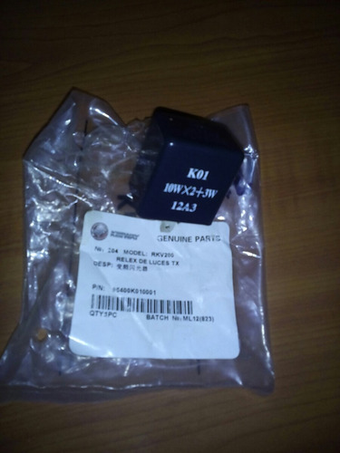 Imagen 2 de 2 de Relex De Luces Moto Tx200/rkv200 Empire Keeway