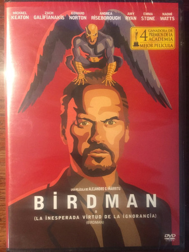 Dvd Birdman / La Inesperada Virtud De La Ignorancia