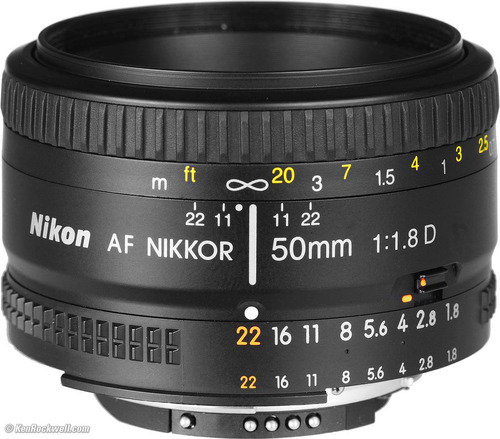 Lente Nikon 50mm F/1.8d Af Pronta Entrega Nikkor F1.8 Top!