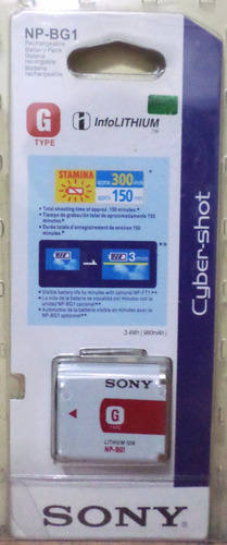 Np-bg1 Bateri Recargable Sony Para Camaras Original