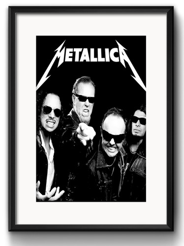 Quadro Metallica Metal Rock Musica Rrs1 Decoracao Paspatur