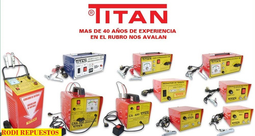 Imagen 2 de 6 de Cargador De Baterias Titan C-15 Semiprofesional 6 Y 12 Volts Garantia 1 Año + Service