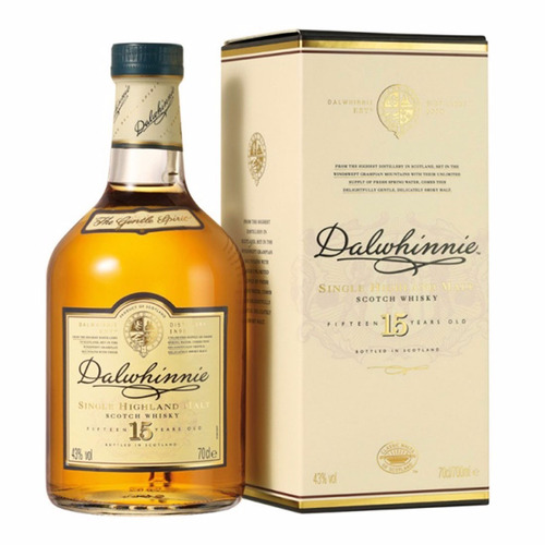 Imagen 1 de 10 de Whisky Dalwhinnie 15 Años Single Malt 750ml En Estuche